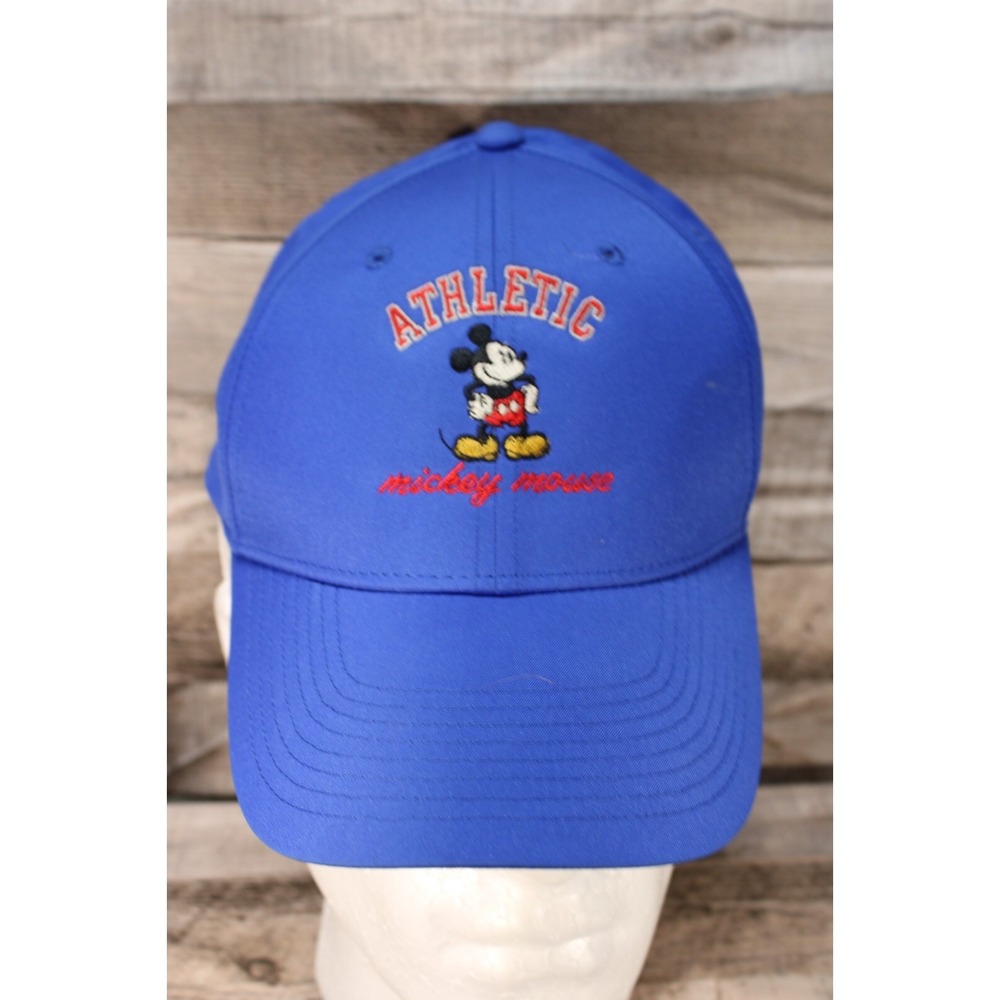 Nike Dri Fit Disney World Hat Blue Adjustable Mickey Mouse Athletic Club